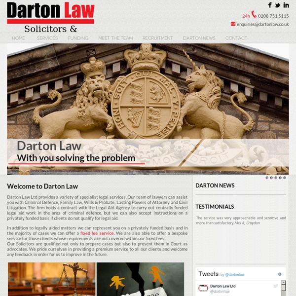 Darton Law Solicitors and Advocates in Feltham, West London