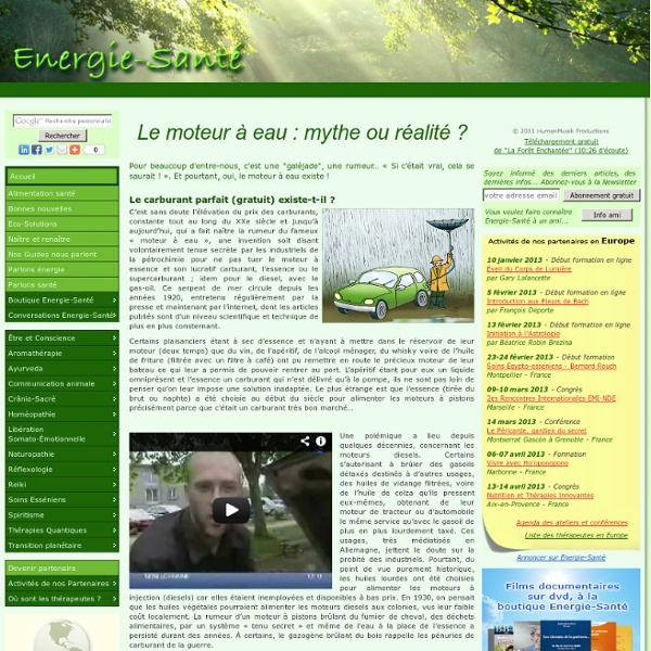Eco-Solutions » Blog Archive » Le moteur à eau : mythe ou réalité ?