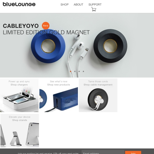 Bluelounge - Clever products to simplify your digital lifestyle