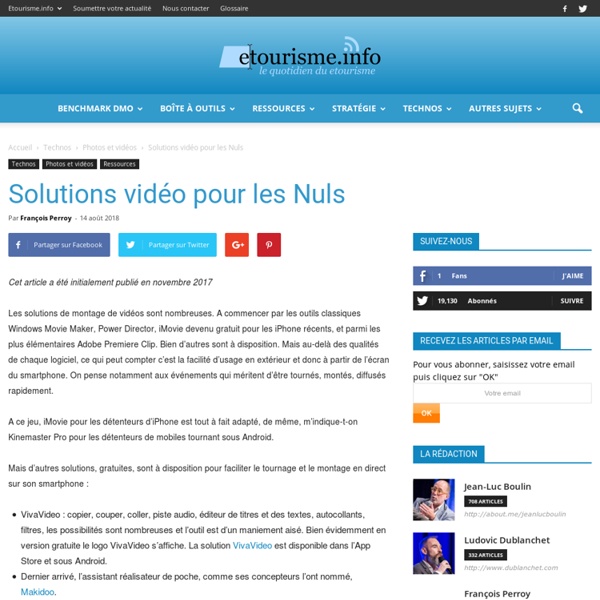 Solutions vidéo pour les Nuls