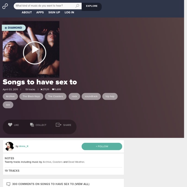 Songs to have sex to
