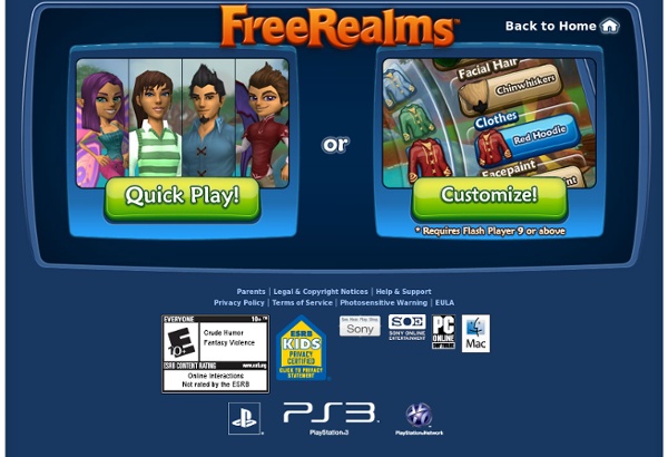 Free Realms - Pre-Create Your Character