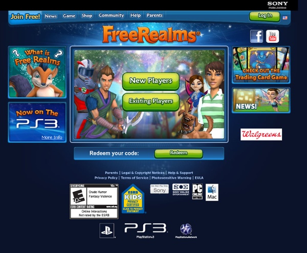 Free Realms - Welcome To Free Realms