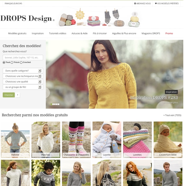 DROPS Design ~ Modèles gratuits de tricot et de crochet