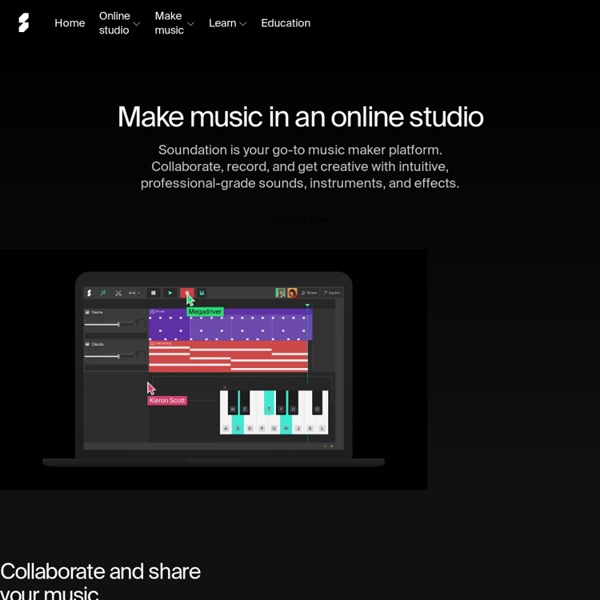 Soundation — Make music online