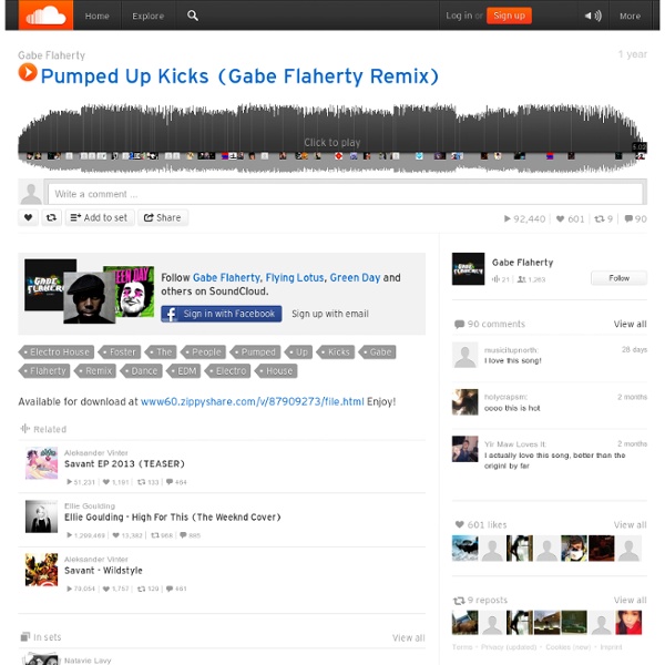 Pumped Up Kicks (Gabe Flaherty Remix) by Gabe Flaherty