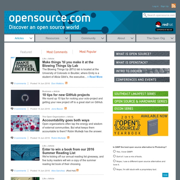 Open source is changing the world: join the movement