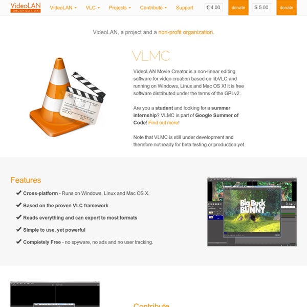 VLMC, open source video editor