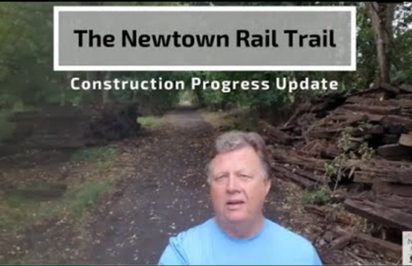 Newtown Rail Trail Progress Update, NRT, Southamption Bike Path Bucks County, Montgomery County
