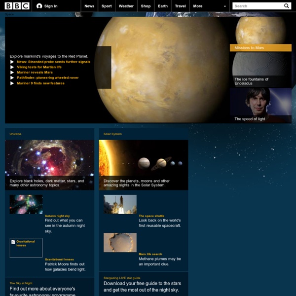 BBC Space – Explore the planets, black holes, stars and more