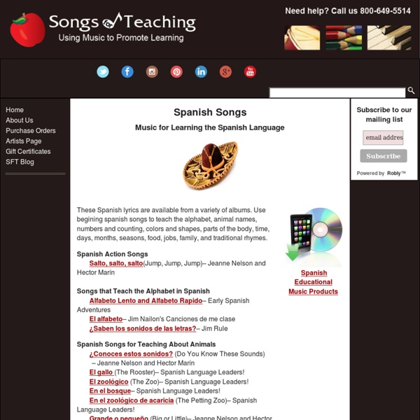 Spanish Songs: Music for Learning the Spanish Language