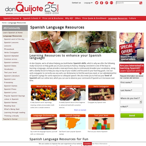 Spanish Lessons and Resources to Learn Spanish Online