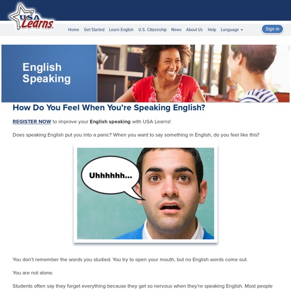 Speaking English