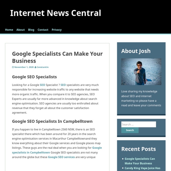 Google Specialists Can Make Your Business – Internet News Central