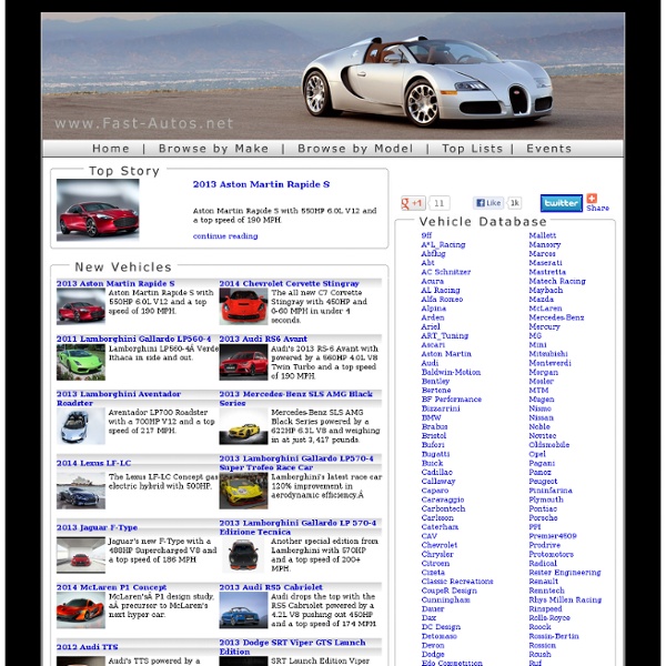 Fast-Autos.net - Fast Cars, High resolution car pictures, specifications, and information