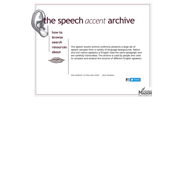 Speech Accent Archive