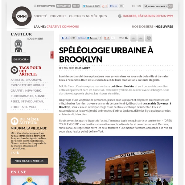 Spéléologie urbaine à Brooklyn