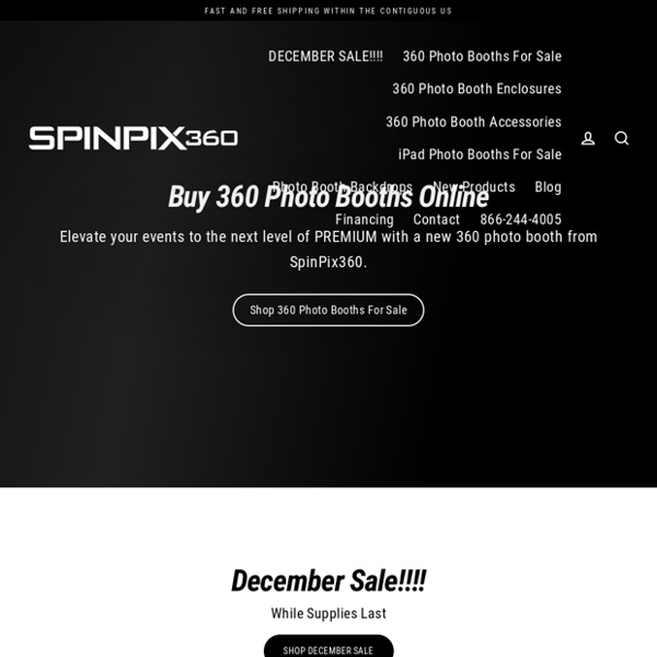 SpinPix360: The Best 360 Photo Booths For Sale Online