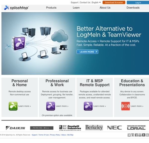 Remote desktop software with high performance video & audio Pearltrees