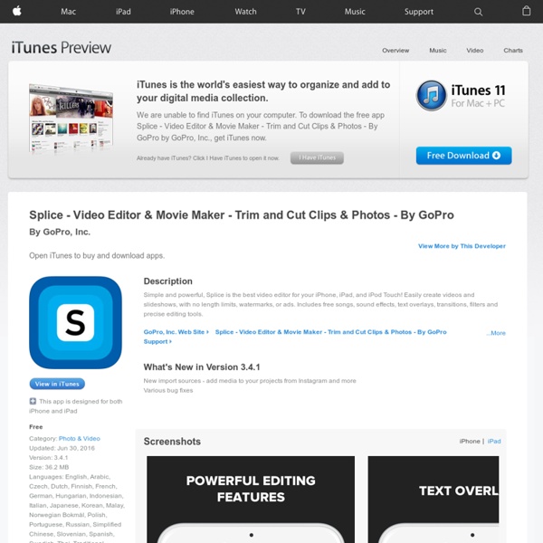 Splice - Video Editor & Movie Maker - Trim and Cut Clips & Photos on the App Store