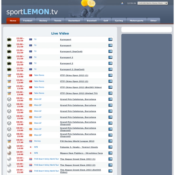Sport Lemon - From Sport - Watch Live Sports Online - FromSport