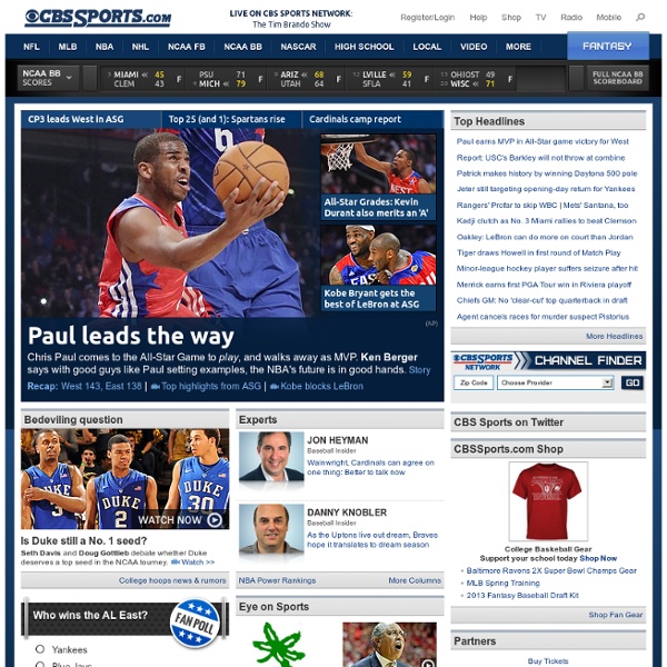 Sports - CBSSports.com Sports News, Fantasy Scores, Sports Video