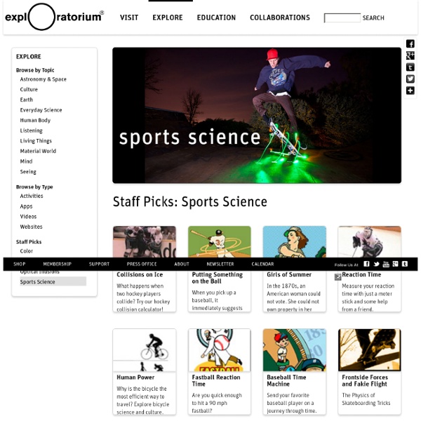 Staff Picks: Sports Science