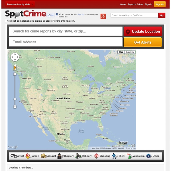 SpotCrime Crime Map