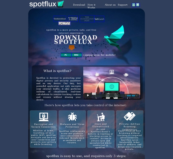 Spotflux - A more secure, private, and open internet experience.