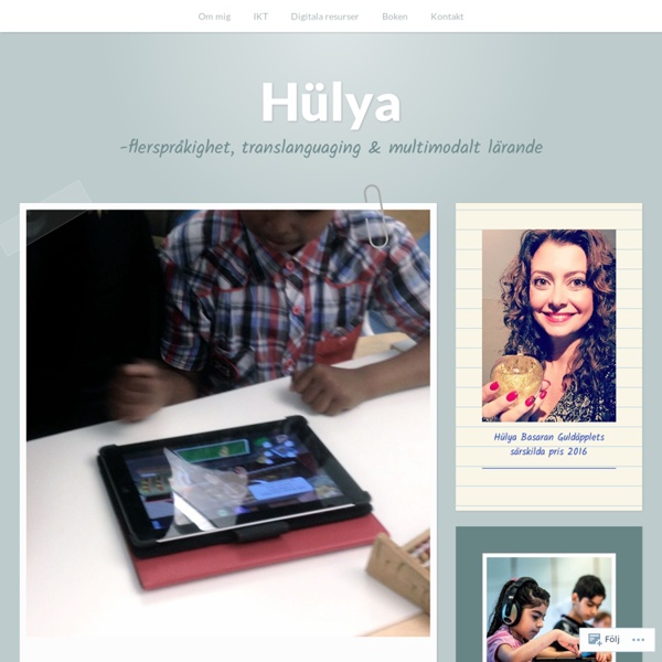 Appar för språkutveckling med nyanlända Hülya