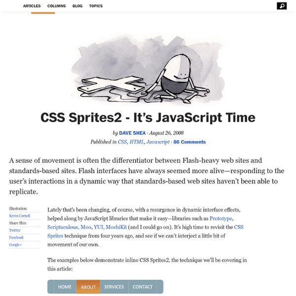 CSS Sprites2 - It’s JavaScript Time