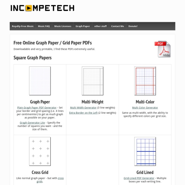 Square Graph Paper PDFs