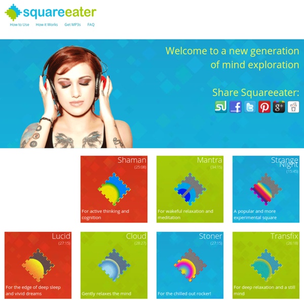 Squareeater - binaural audio and brainwave entrainment for the psychedelic mind