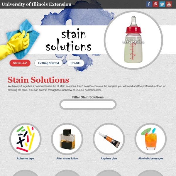 Stain Removal Solutions