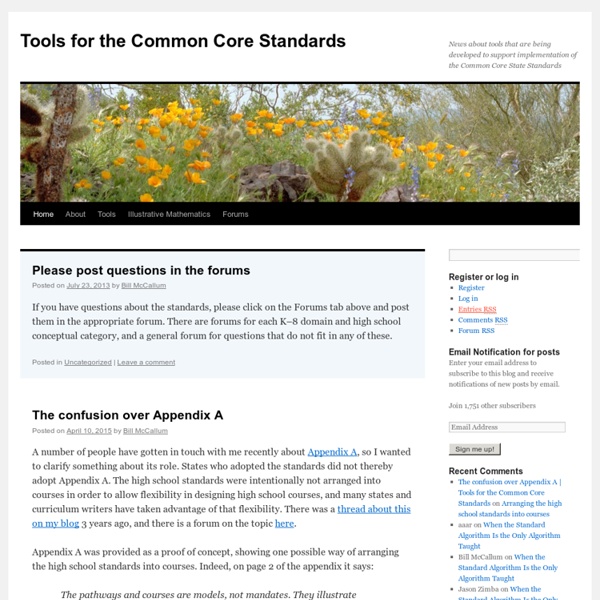 News about tools that are being developed to support implementation of the Common Core State Standards