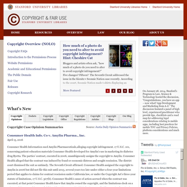 Stanford Copyright and Fair Use Center