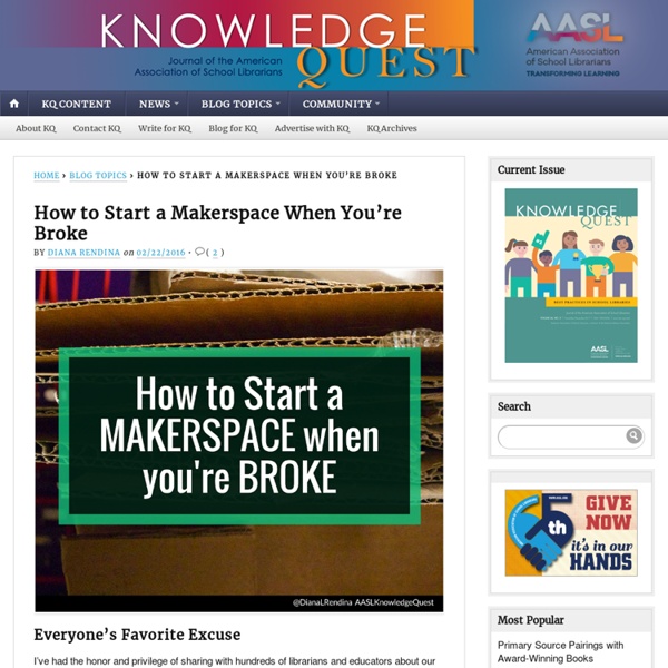 How to Start a Makerspace When You're Broke