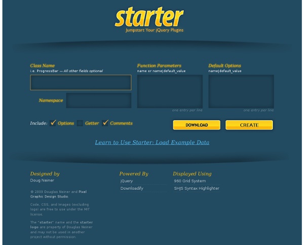 Jumpstart Your jQuery Plugin Development