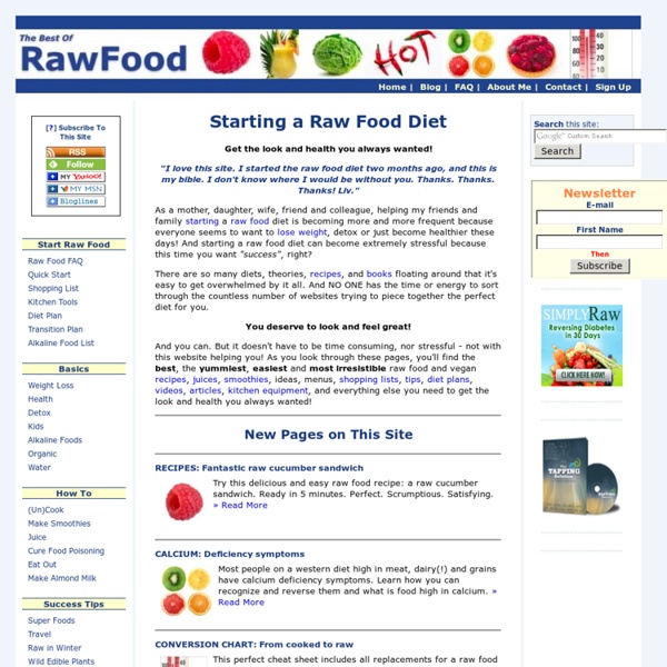 Starting a Raw Food Diet