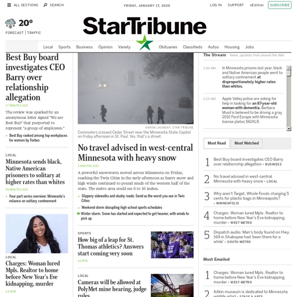 StarTribune.com: News, weather, sports from Minneapolis, St. Paul and Minnesota