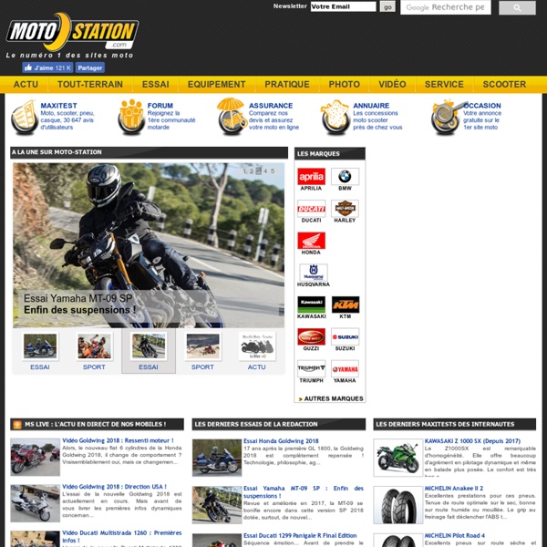 Moto Station - le 1er guide essais moto & scooter du net