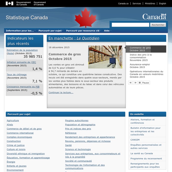 Statistique Canada