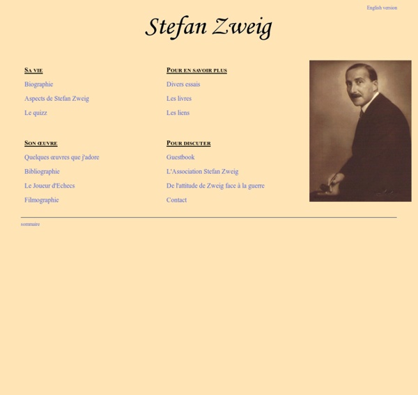 Stefan Zweig - www.stefanzweig.org