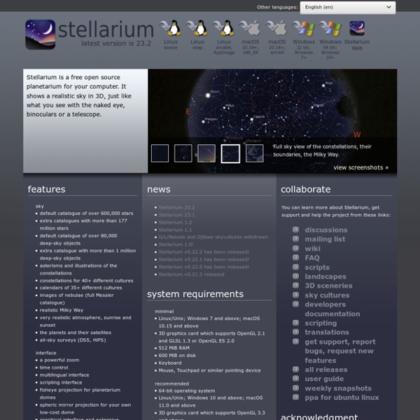 Stellarium Astronomy Software