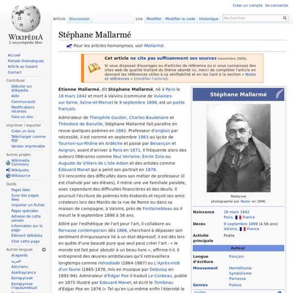 Stéphane Mallarmé