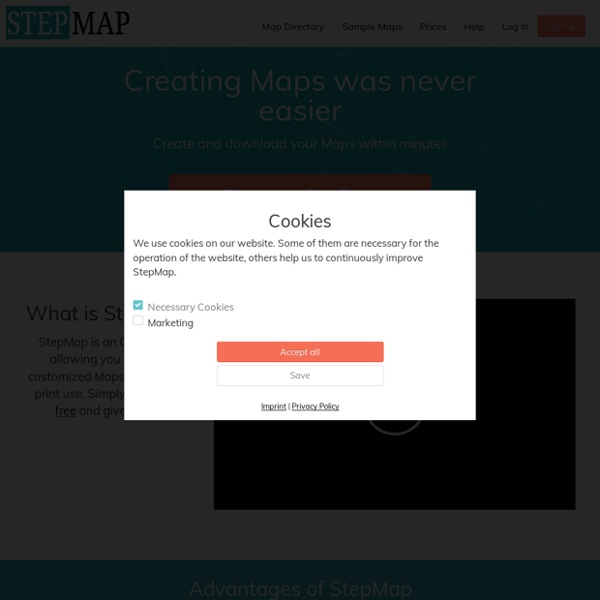 StepMap - create maps online for free. Fast. Easy.