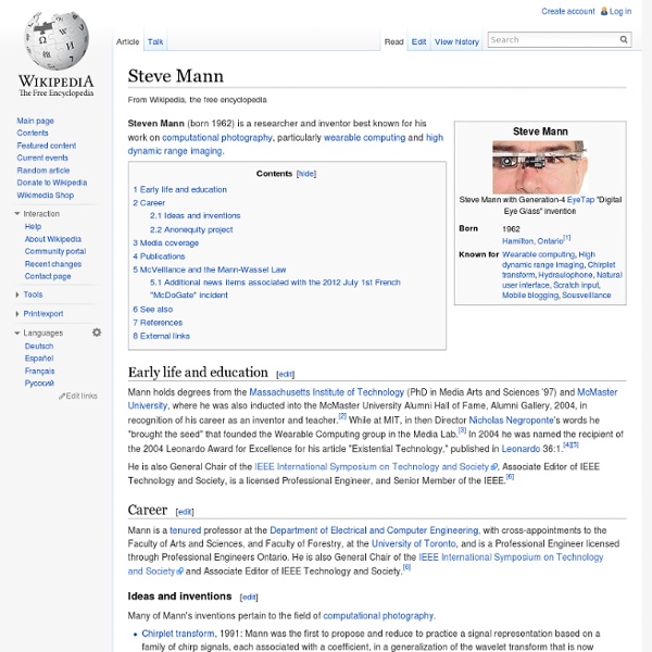 Steve Mann - Wikipedia, the free encyclopedia - (Build 20100722150226)