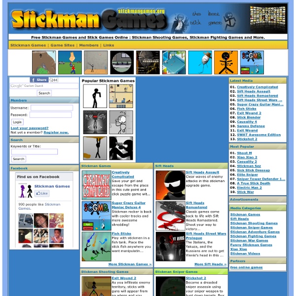 Play Online Stickman Games