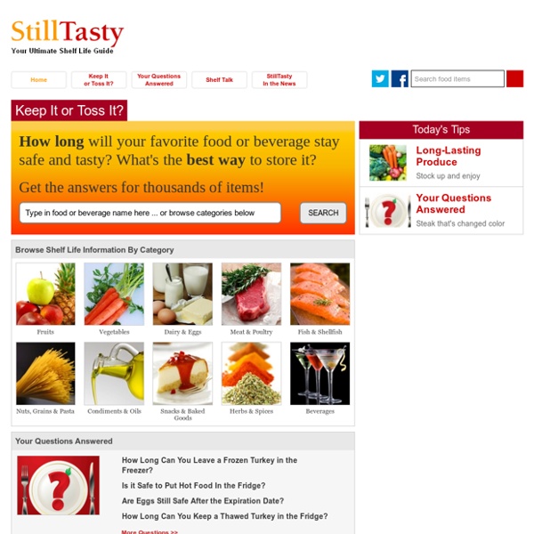StillTasty: Your Ultimate Shelf Life Guide - Save Money, Eat Better, Help The Environment