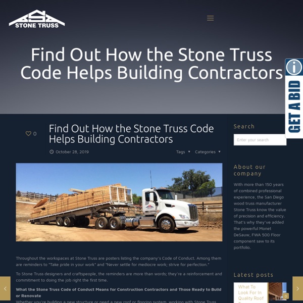 Find Out How the Stone Truss Code Helps Building Contractors